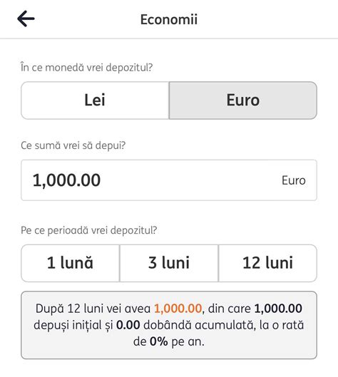 depozit bonus ing pareri|Depozit la termen : r/banci